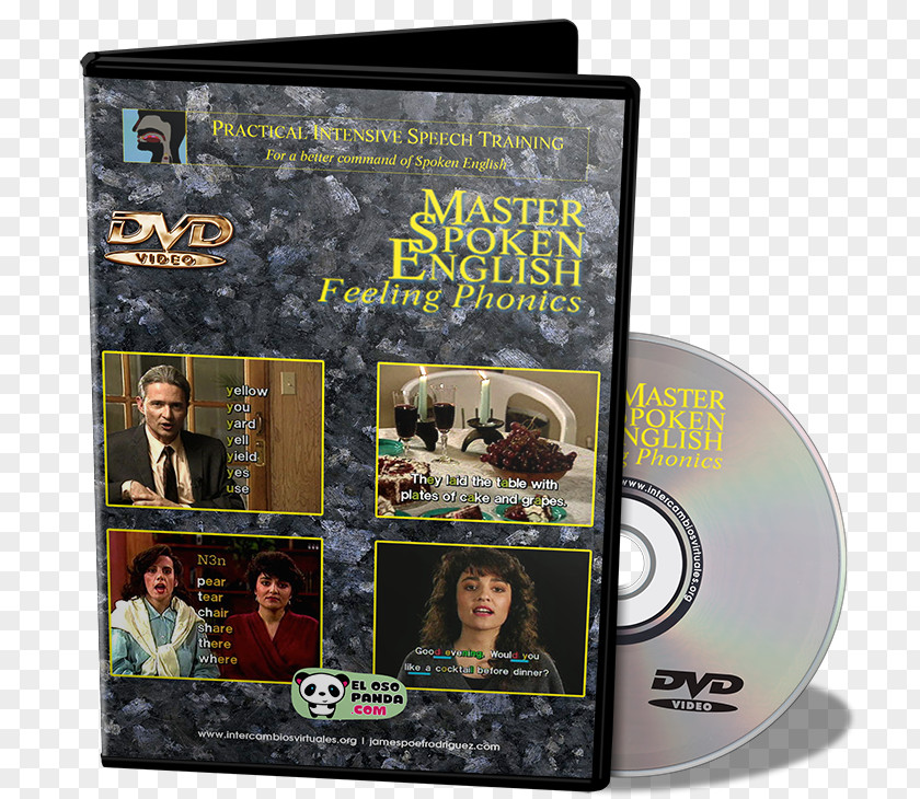 Spoken English Master's Degree Course DVD Phonics PNG