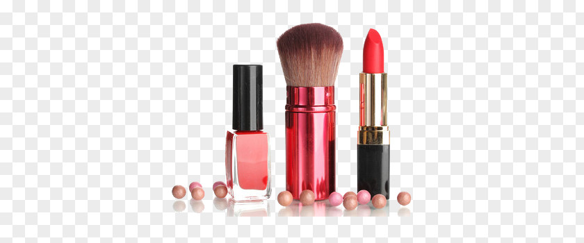 Women Make Up Supplies Lipstick Cosmetics Brush PNG