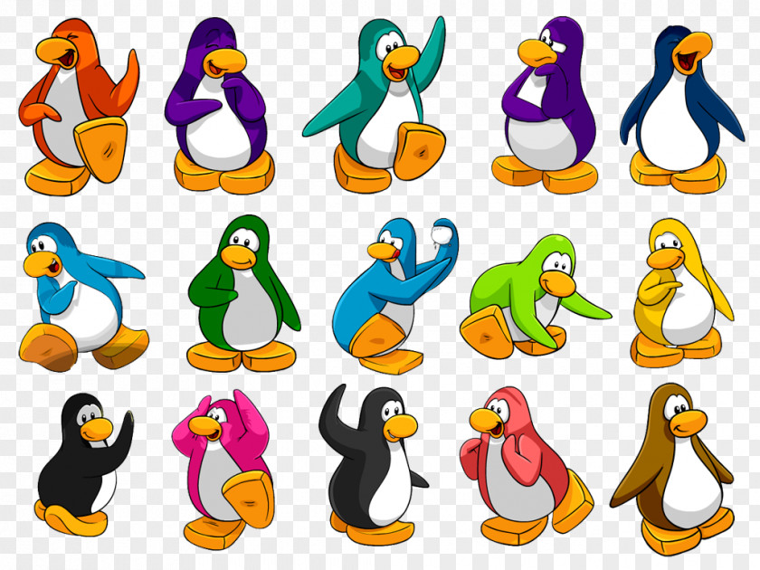 Penguin Club Gift Animated Film PNG