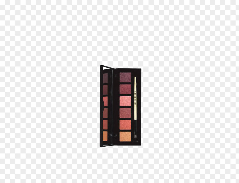 Six-color Eye Shadow Box Make-up Brush Cosmetics PNG