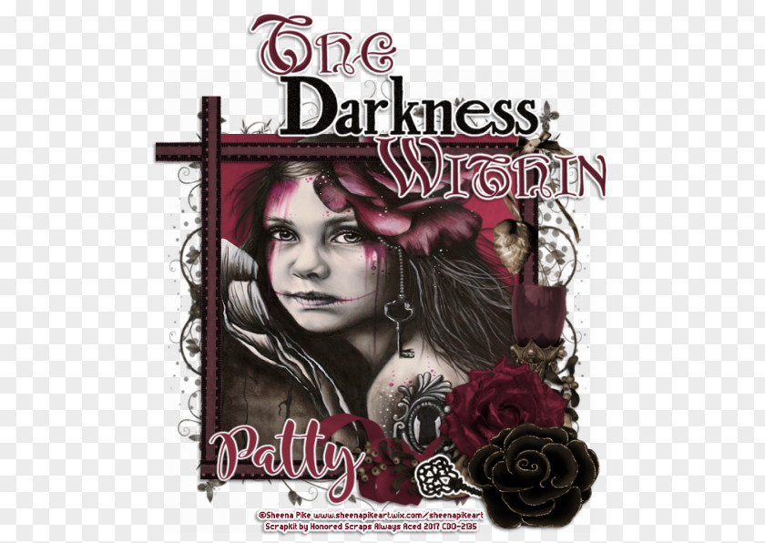 Within The Darkness Album Cover Pink M Poster PNG