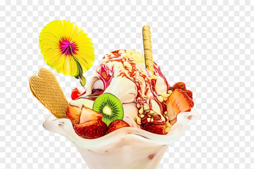Yogurt Garnish Ice Cream Cones PNG