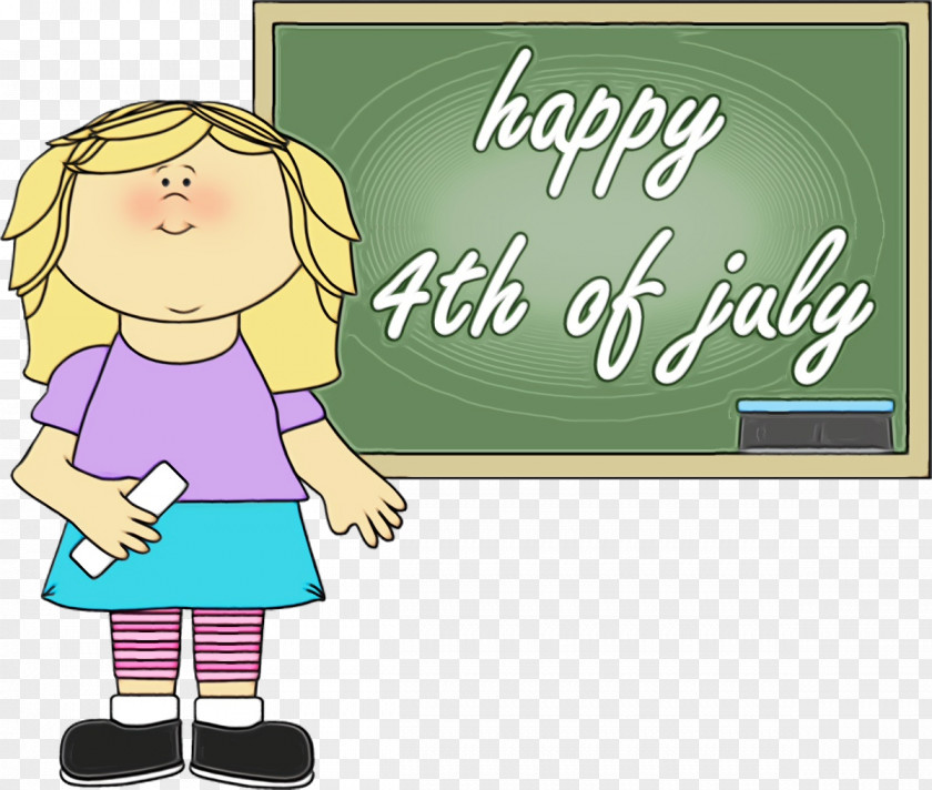 Cartoon Educational Game Fourth Of July Background PNG