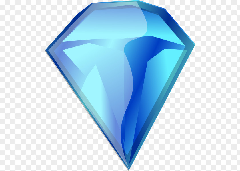 Diamant Cartoon Blue Diamond Clip Art PNG