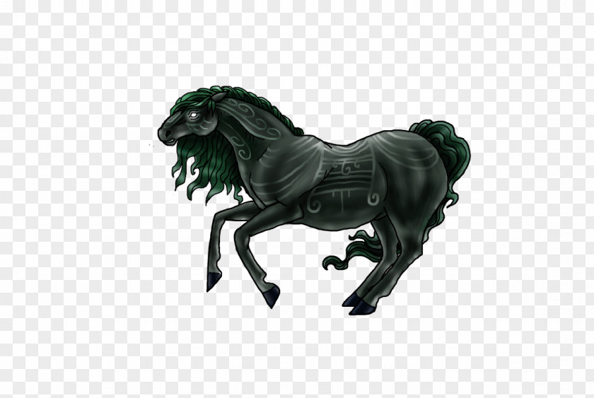 Mustang Stallion Pony Halter Mane PNG