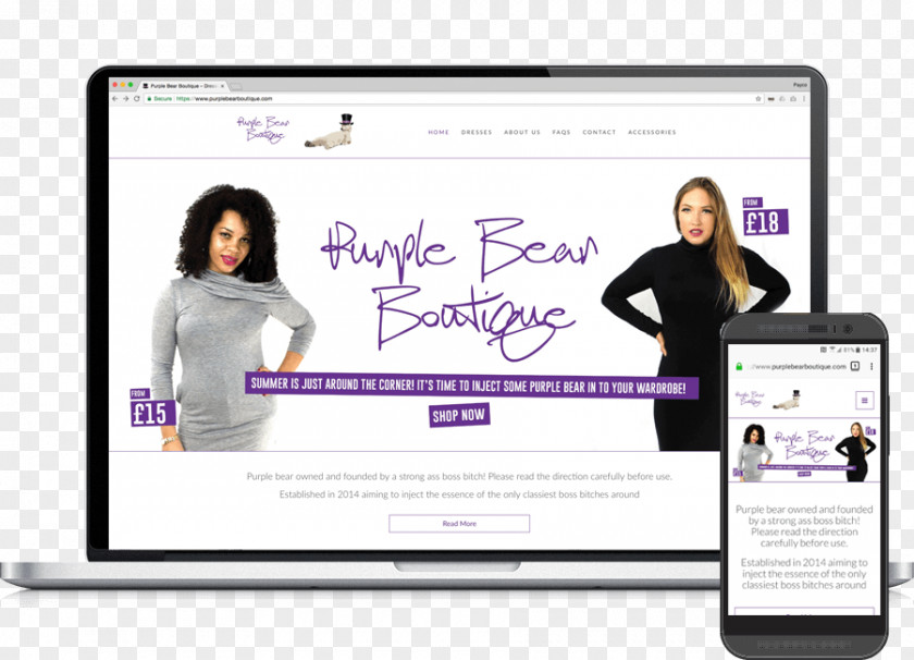 Purple Bear Web Development Morecambe Design Marketing PNG