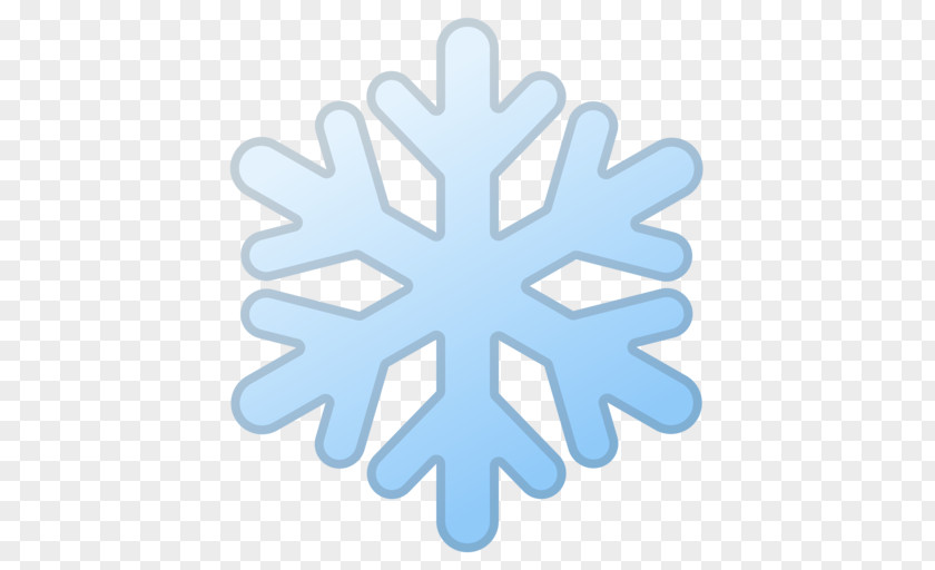 Snowflake Emoji Ice PNG