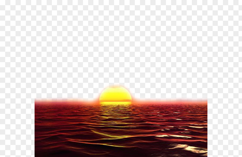 Sunrise On The Sea Sky Orange Atmosphere Backpack Messenger Bag PNG
