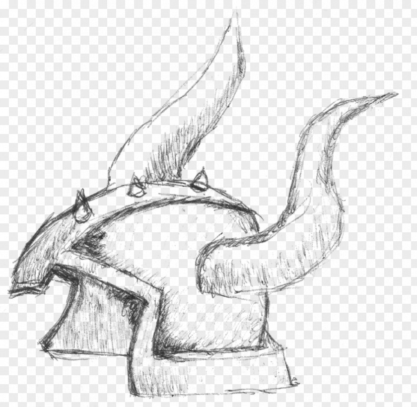 Viking Hat Drawing Fan Art Sketch PNG