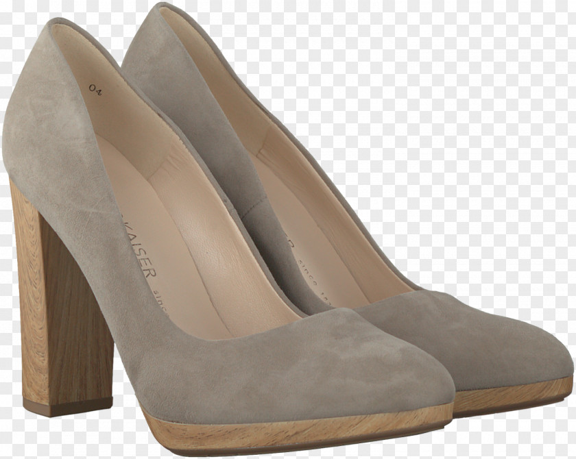 High Heel Shoe Footwear Suede Beige Brown PNG