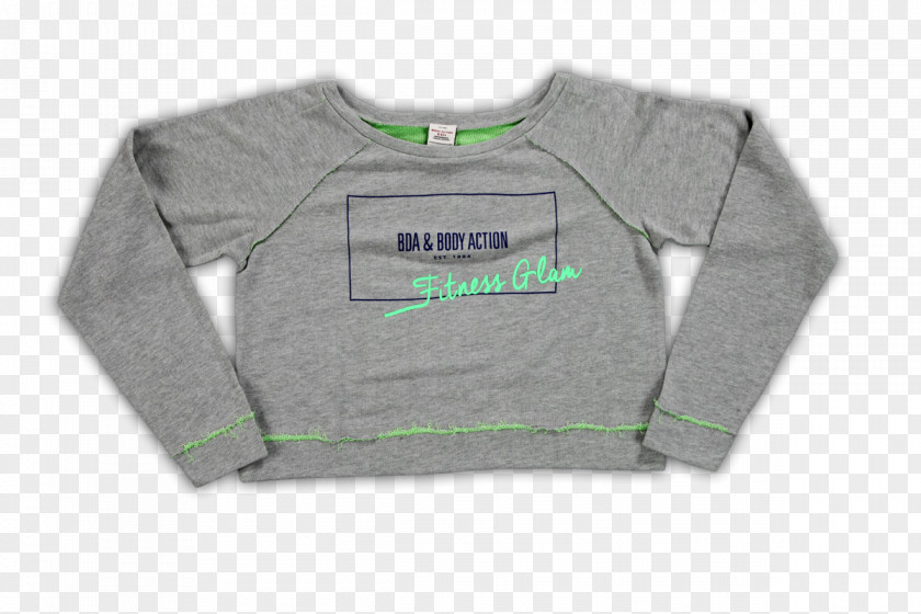 T-shirt Long-sleeved Sweater Green PNG