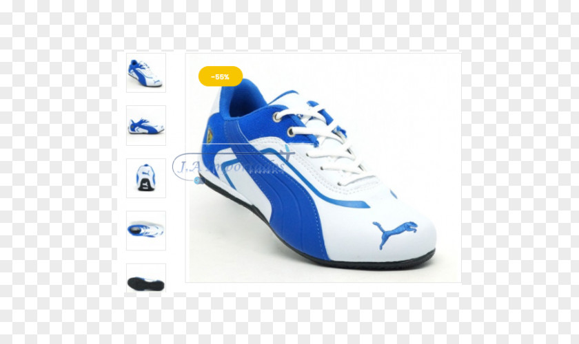 Tenis Blue Sneakers Puma White Shoe PNG