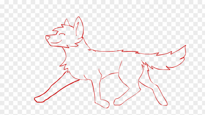 Walk Cycle Dog Hare Macropodidae Line Art PNG