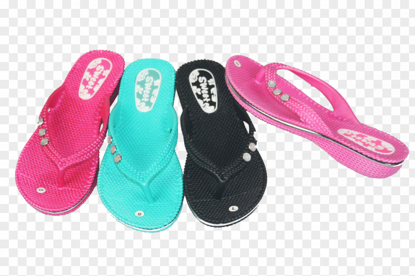Bright Color Slipper Flip-flops Shoe Sandal Footwear PNG