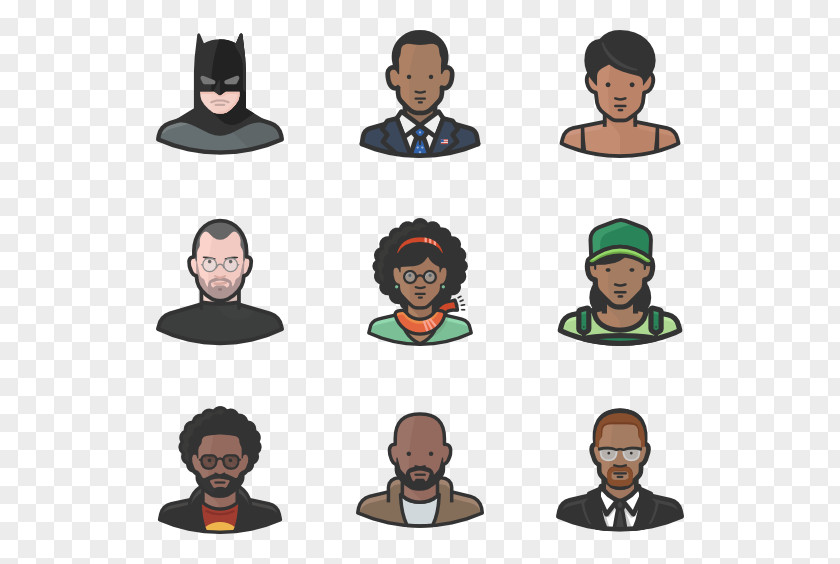 Diversity Female Human Head Silhouette PNG