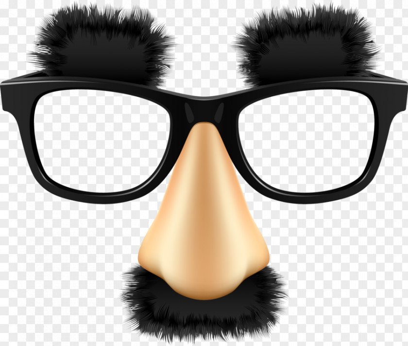 Funny Eyebrows Clip Art Groucho Glasses Image PNG