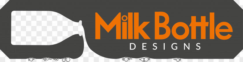 Milk Bottle Logo Graphic Design PNG