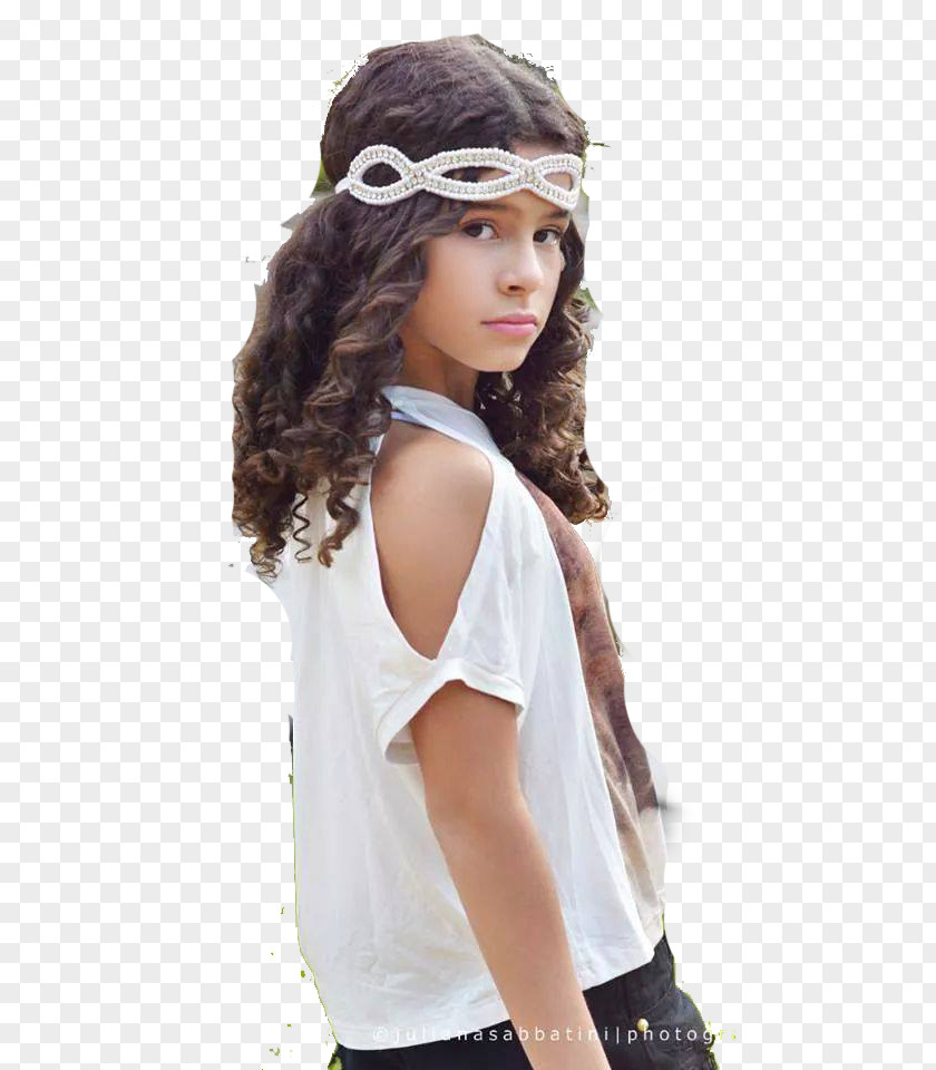 Roob Chiquititas Headpiece Long Hair Wig PNG