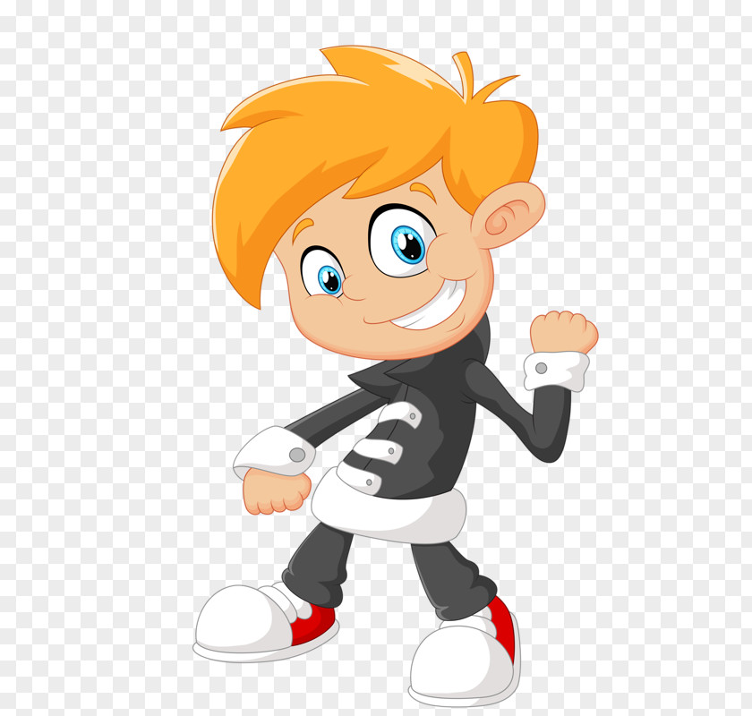 Yellow-haired Boy Drawing Royalty-free Illustration PNG