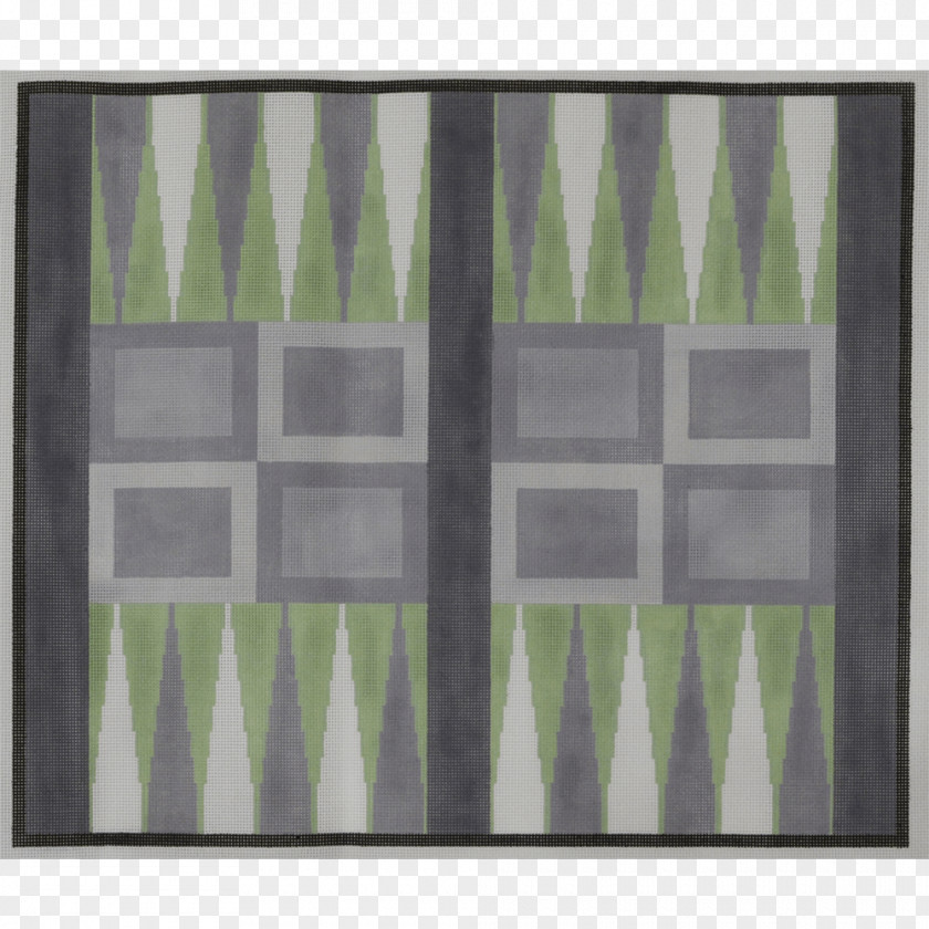 Backgammon Needlepoint Symmetry Rectangle PNG