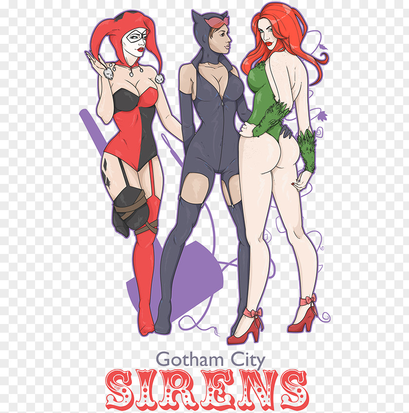 Catwoman Gotham City Sirens Fan Art Drawing PNG