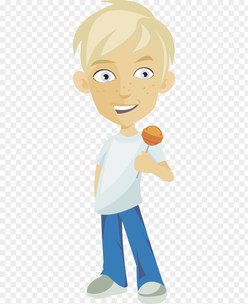 Lollipop Man Boy Clip Art PNG