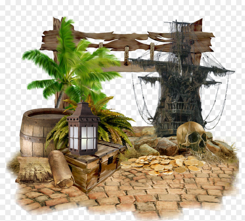 Old Pirate Room Albom Clip Art PNG