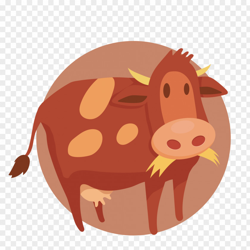 Vector Cow Agriculture Animal Husbandry Livestock Farm PNG