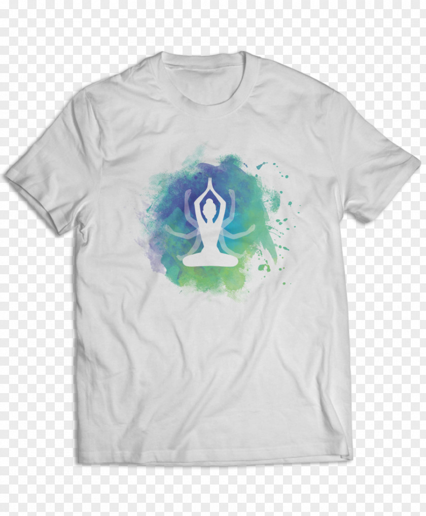 Watercolor Yoga T-shirt Bear Supreme Sleeve PNG