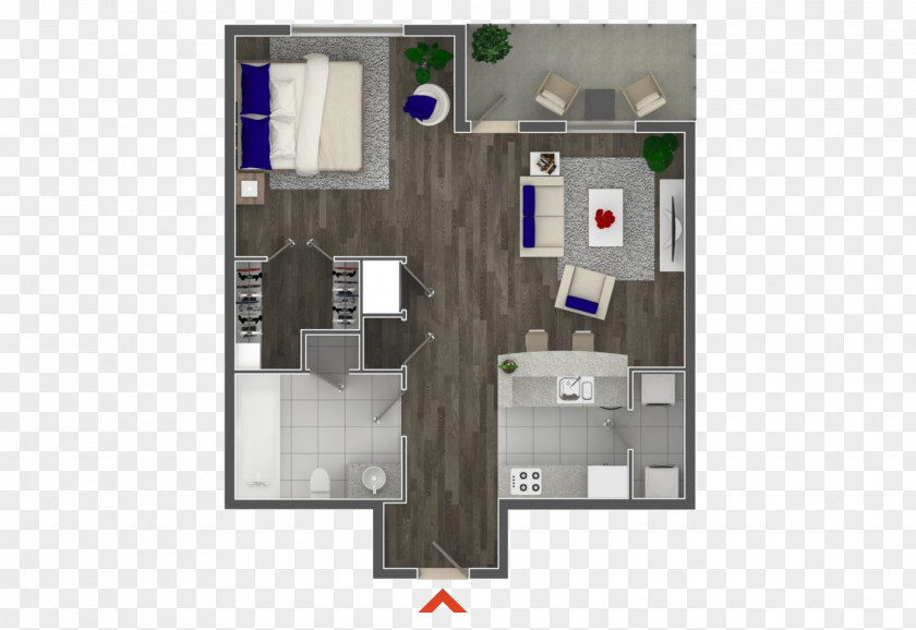 Apartment Studio House Floor Plan Bedroom PNG