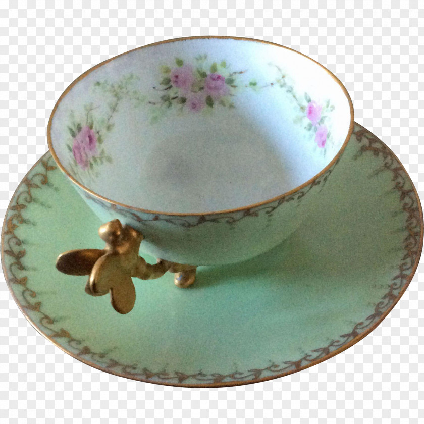 Cup Saucer Demitasse Porcelain Teacup PNG