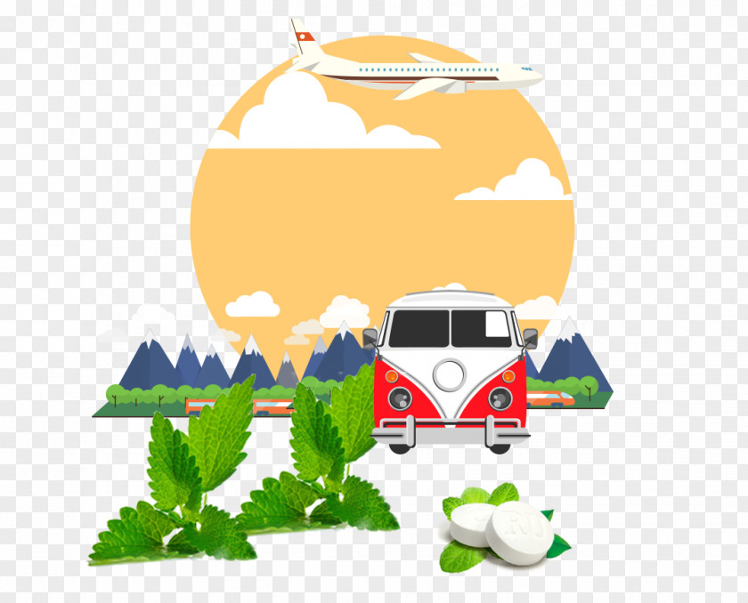 Cartoon Travel Vehicle Airplane Drawing PNG