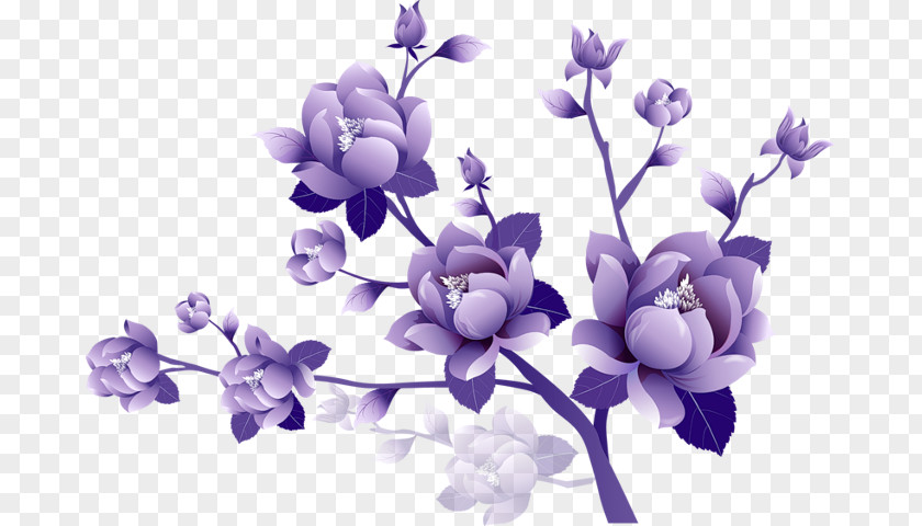 Flower Purple Floral Design Clip Art PNG