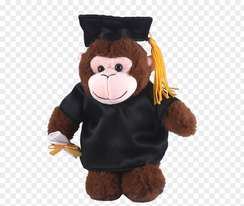 Graduation Gown Stuffed Animals & Cuddly Toys Ceremony Sock Monkey Academic Dress PNG
