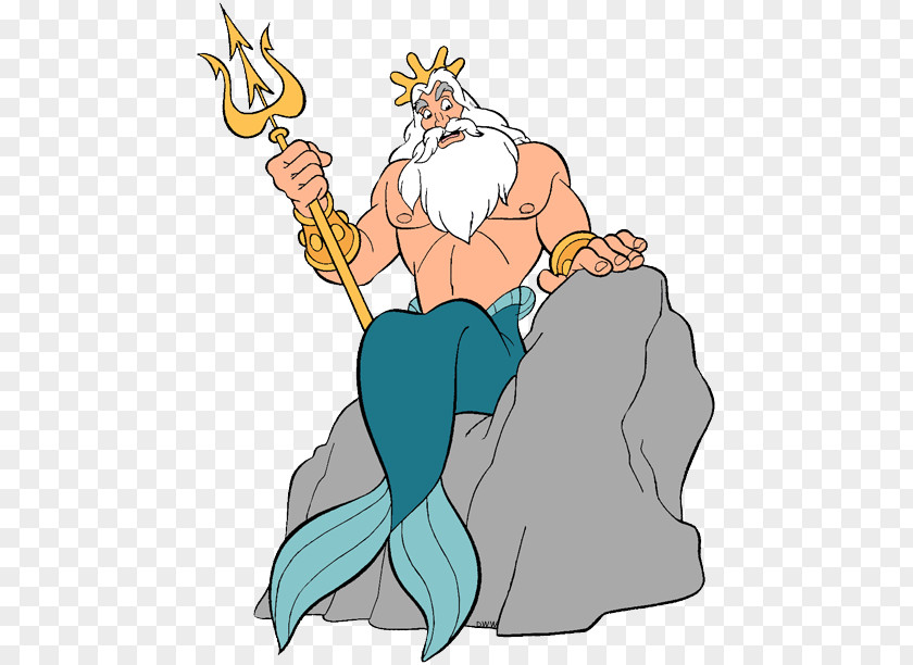 King Triton Bail Bonds Ariel The Little Mermaid Clip Art PNG