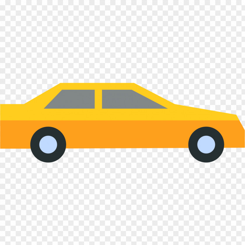 Yellow Car Taxi PNG