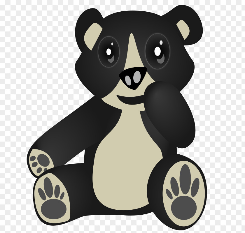 Bear American Black Giant Panda Brown Clip Art PNG