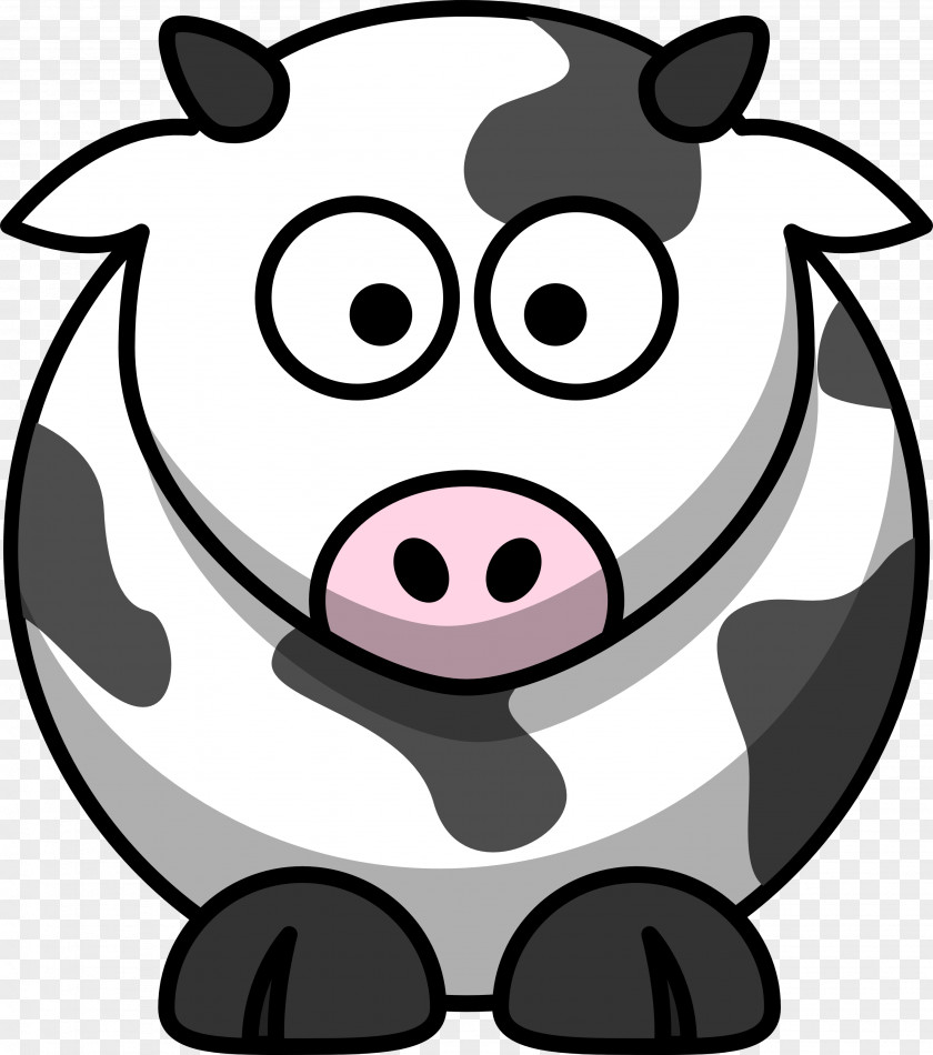 Cow Shape Cliparts Cattle Cartoon Drawing Clip Art PNG