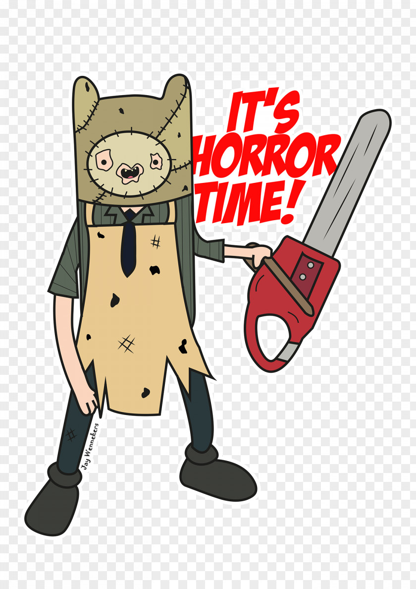 Leatherface It's Horror Time! Illustrator Cartoon Clip Art PNG