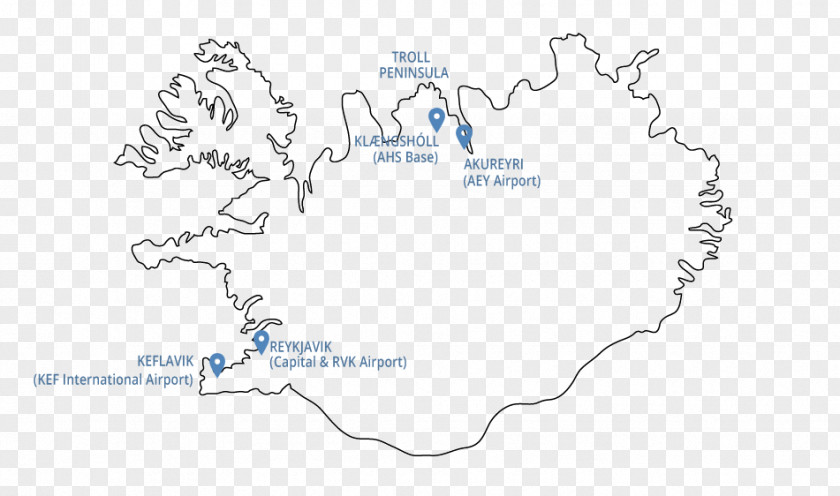 Map Iceland Geography Greenland Travel PNG