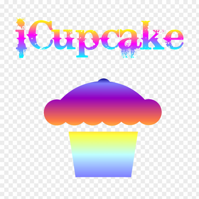Triple Rainbow Cupcakes Product Design Clip Art Line Purple PNG
