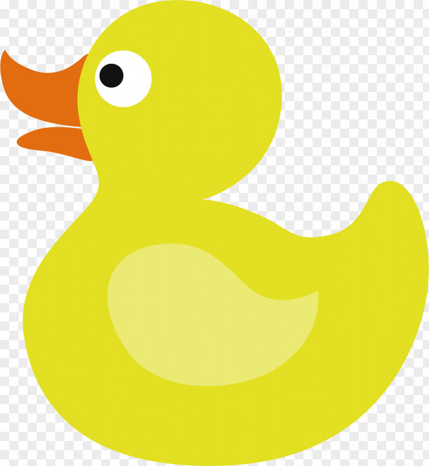 Vector Duck Cartoon Illustration PNG