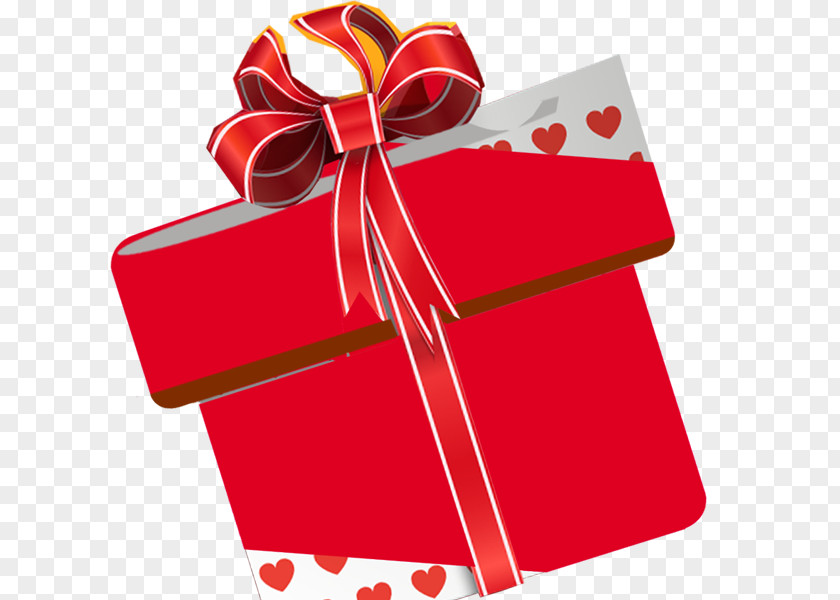 Big Red Gift Box PNG