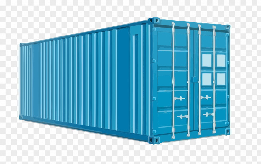 Cargo Intermodal Container Flat Rack Shipping Transport PNG