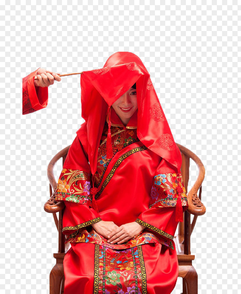 Chinese Traditional Bride Dress Tradition Wedding PNG