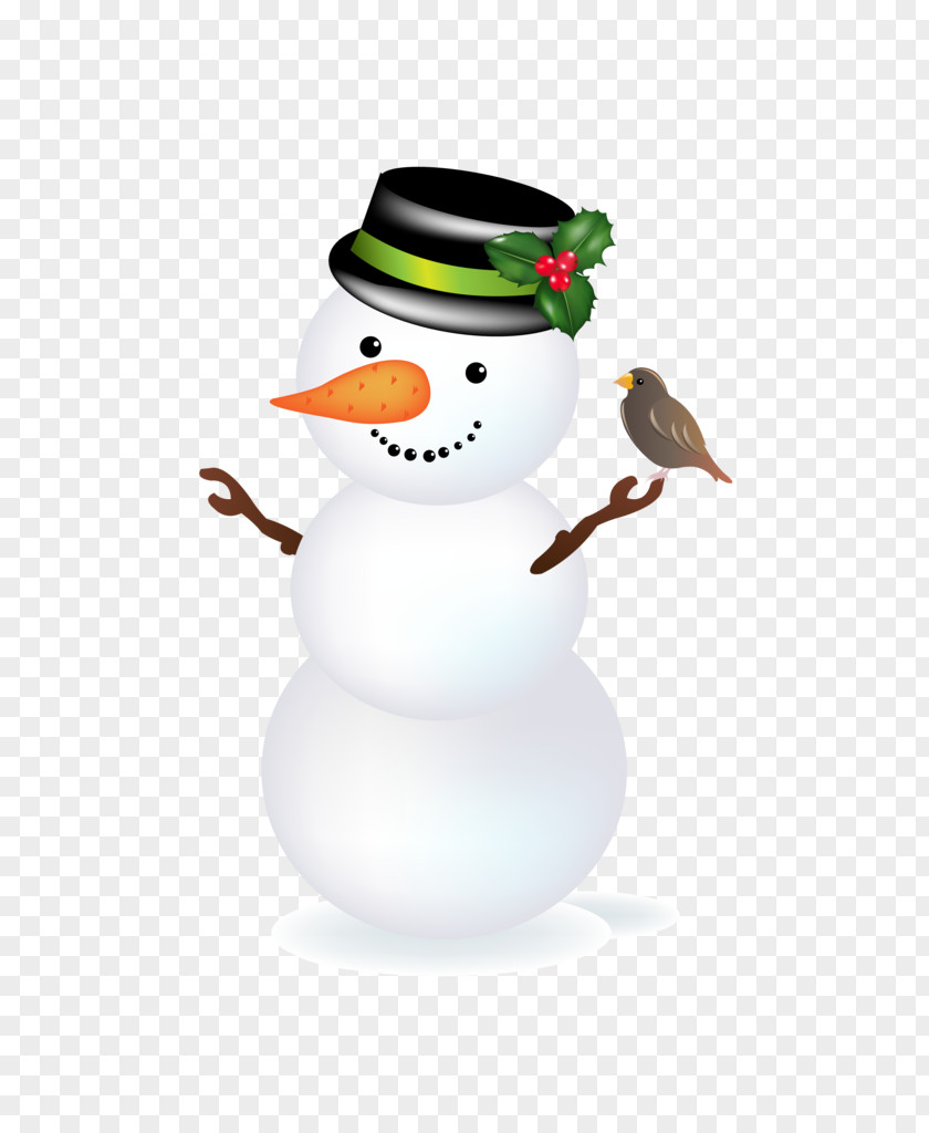 Cute Snowman Royalty-free Line Art Illustration PNG