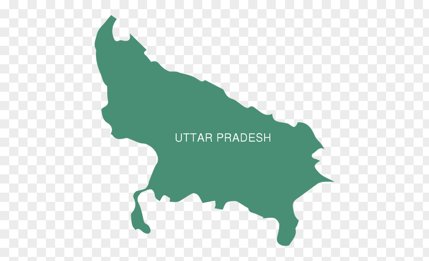Map Uttar Pradesh Madhya Andhra PNG