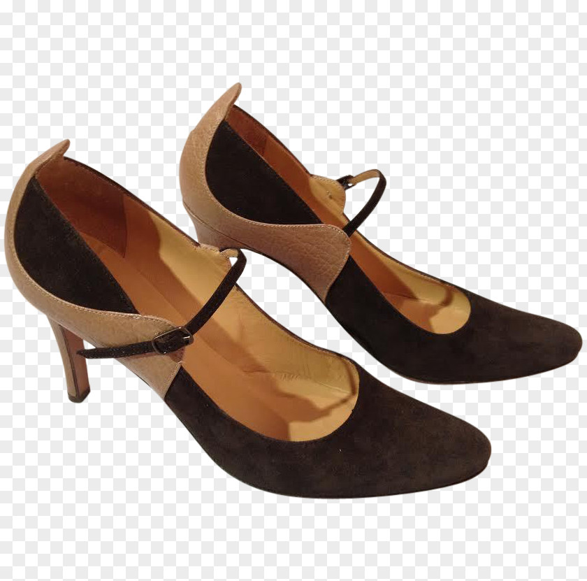 Mary Jane High Heel Shoes For Women Suede High-heeled Shoe Sandal PNG