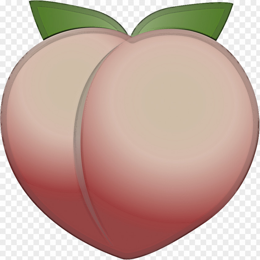 Pink Fruit Heart Plant Peach PNG