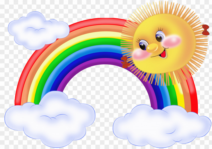 Rainbow Painting Beak Sky Plc Clip Art PNG